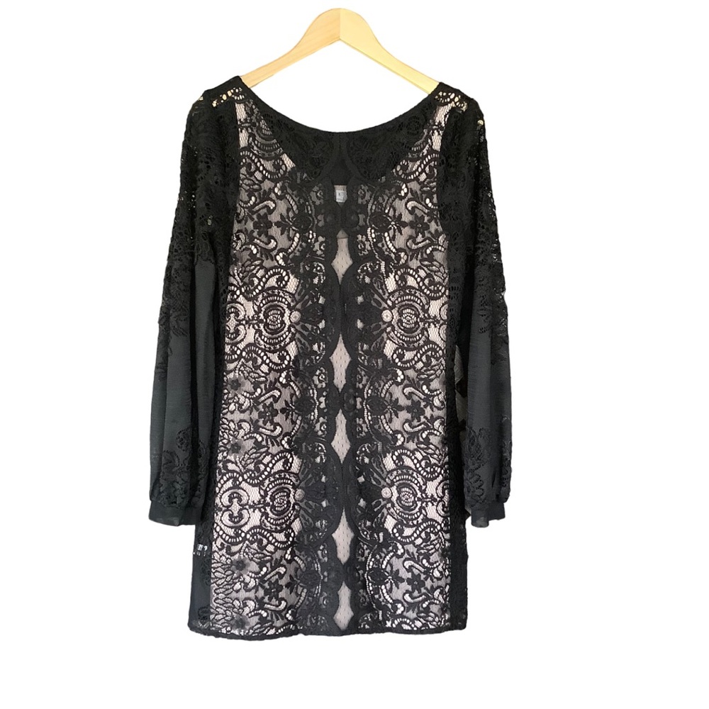 ONLY HEARTS lace overlay cocktail dress